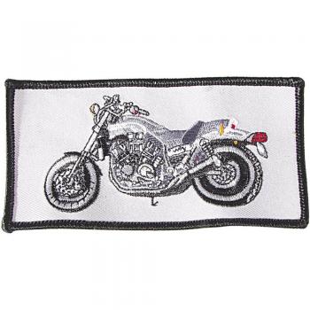 AUFNÄHER - Motorrad - 03051 - Gr. ca. 12 x 6 cm - Patches Stick Applikation