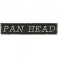 AUFNÄHER - PAN HEAD - 03182 - Gr. ca. 10 x 2 cm - Patches Stick Applikation