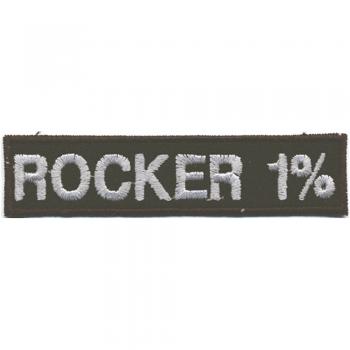 AUFNÄHER - Rocker One Percent - 03230 - Gr. ca. 8 x 11 cm - Patches Stick Applikation