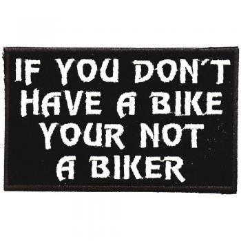 Aufnäher - If you dont ... - 03238 - Gr. ca. 10 x 6 cm - Patches Stick Applikation
