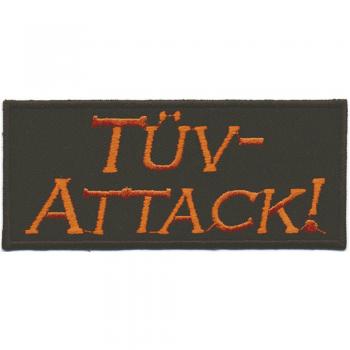 Aufnäher - TÜV-ATTACK - 03256 - Gr. ca. 10 x 4 cm - Patches Stick Applikation