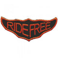 AUFNÄHER - RIDE FREE - 03260 - Gr. ca. 9 x 3,5 cm - Patches Stick Applikation