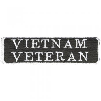 AUFNÄHER - VIETNAM VETERAN - 04051 - Gr. ca. 10 x 2 cm - Patches Stick Applikation - 00495 - Gr. ca. 10 x 2 cm - Patches Stick Applikation