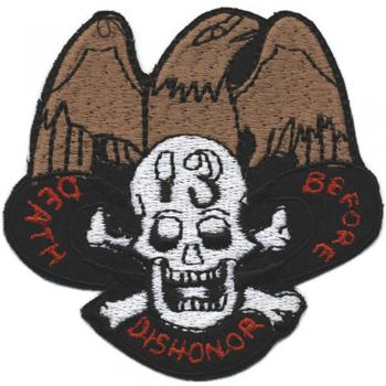 Aufnäher - Adler Totenkopf - 04125 - Gr. ca. 7,5 x 7,5 cm - Patches Stick Applikation