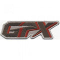 Aufnäher - GTX - 04260 - Gr. ca. 9,5 x 2,5 cm - Patches Stick Applikation