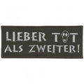 AUFNÄHER - Lieber Tot... - 04399 - Gr. ca. 8 x 11 cm - Patches Stick Applikation