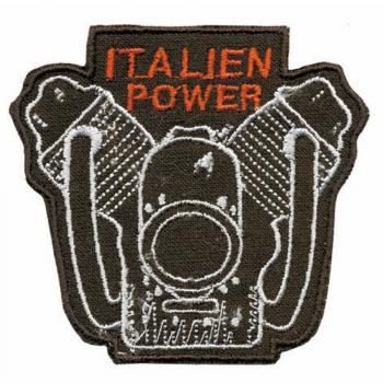 AUFNÄHER - Italiien Power - 06012 - Gr. ca. 9 x 8cm - Patches Stick Applikation