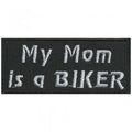 AUFNÄHER - My Mom is a BIKER - 06070 - Gr. ca. 9,5 x 4,5 cm - Patches Stick Applikation