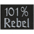 AUFNÄHER -101 per Cent Rebel - 06148 - Gr. ca. 8 x 6,5 cm - Patches Stick Applikation