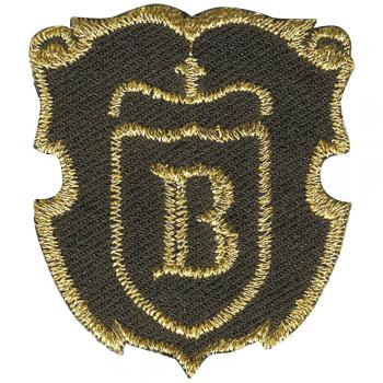 Aufnäher - Brandzeichen B - 02153 - Gr. ca. 3,5 x 4 cm - Patches Stick Applikation