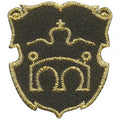 Aufnäher - Brandzeichen - 02155 - Gr. ca. 3,5 x 4 cm - Patches Stick Applikation