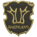 Aufnäher - Brandzeichen Rheinland - 02160 - Gr. ca. 3,5 x 4 cm - Patches Stick Applikation