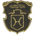 Aufnäher - Brandzeichen Holstein - 02164 - Gr. ca. 3,5 x 4 cm - Patches Stick Applikation