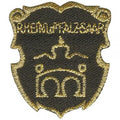 Aufnäher - Brandzeichen - 02165 - Gr. ca. 3,5 x 4 cm - Patches Stick Applikation