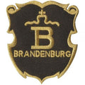 Aufnäher - Brandzeichen Brandenburg - 04620 - Gr. ca. 6,5 x 7 cm - Patches Stick Applikation