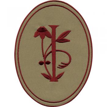 Aufnäher - Buchstabe I - 21540 - Gr. ca. 10 x 14 cm