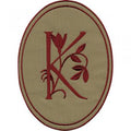 Aufnäher - Buchstabe K - 21542 - Gr. ca. 10 x 14 cm