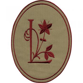 Aufnäher - Buchstabe L - 21543 - Gr. ca. 10 x 14 cm