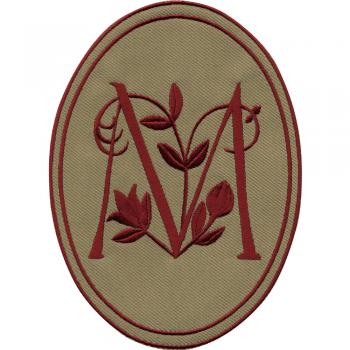 Aufnäher - Buchstabe M - 21544 - Gr. ca. 10 x 14 cm