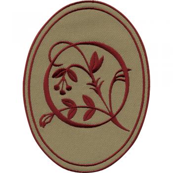 Aufnäher - Buchstabe Q - 21548 - Gr. ca. 10 x 14 cm