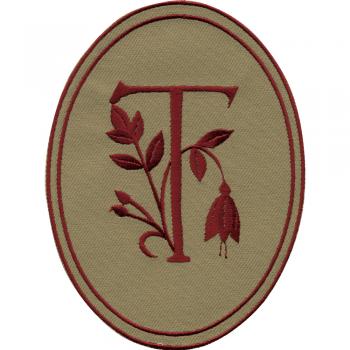 Aufnäher - Buchstabe T - 21555 - Gr. ca. 10 x 14 cm
