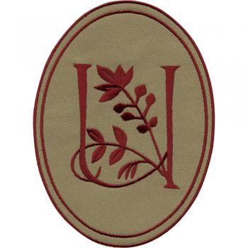 Aufnäher - Buchstabe U - 21556 - Gr. ca. 10 x 14 cm
