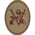 Aufnäher - Buchstabe V - 21557 - Gr. ca. 10 x 14 cm