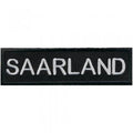 AUFNÄHER - SAARLAND - 00027 - Gr. ca. 11,5 x 3,5 cm - Patches Stick Applikation