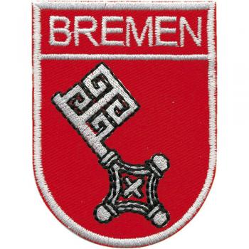 AUFNÄHER - Bremen - 00432 - Gr. ca 6 x 8 cm - Patches Stick Applikation