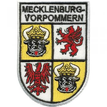 AUFNÄHER - Mecklenburg Vorpommern - 00446 - Gr. ca. 6 x 8,5 cm - Patches Stick Applikation