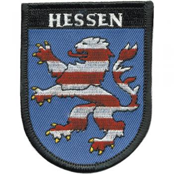 AUFNÄHER - Hessen - 00450 - Gr. ca. 6 x 7,5 cm - Patches Stick Applikation