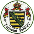 AUFNÄHER - SACHSEN - 00471 - Gr. ca. 8,5cm Stick Patches Applikation