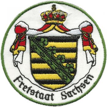 AUFNÄHER - SACHSEN - 00471 - Gr. ca. 8,5cm Stick Patches Applikation