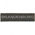 AUFNÄHER - Brandenburg - 04024 - Gr. ca. 11,5 x 2,5 cm - Patches Stick Applikation