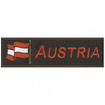 Aufnäher - Österreich - 00872 - Gr. ca. 10 x 3 cm