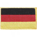 AUFNÄHER - Deutschland - 04385 - Gr. ca. 8 x5 cm - Patches Stick Applikation