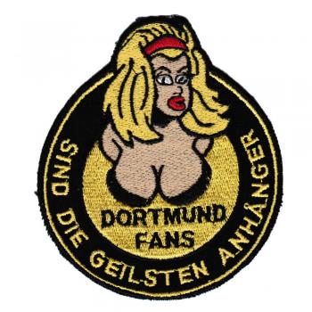 AUFNÄHER - Dortmund - sind die geilsten ...... - 20602 - Gr. ca. 8,5 x 10 cm - Patches Stick Applikation