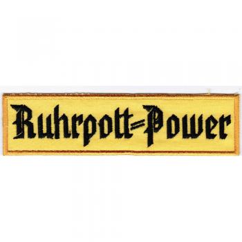 AUFNÄHER - Aufbügler - Dortmund Ruhrpottpower - 20611 - Gr. ca. 12,7 x 3,2 cm - Patches Stick Applikation