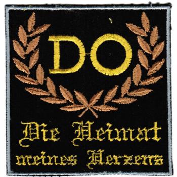 AUFNÄHER - Dortmund - Die Heimat meines Herzens - 20614 - Gr. ca. 8,5 x 8,5 cm - Patches Stick Applikation