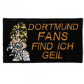 AUFNÄHER - Dortmund - 20619 - Gr. ca. 10 x 5,5 cm - Patches Stick Applikation