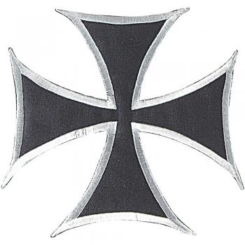 Abzeichen Stick Applikation Patches Emblem Aufnäher Spruch "EISERNES KREUZ" NEU Gr. ca. 6 x 6cm (04063 b) Bike Chopper Motorrad Trike Jacke Kutte Trucker
