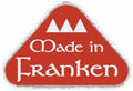 Aufnäher- Stickmotiv -Applikation - Made in Franken - 00326 - ca. 10 x 6cm