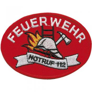 Aufnäher Patch Applikation - Feuerwehr - 00412 - Gr. ca. 11 x 8 cm - Patches Stick