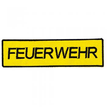 Aufnäher Patches - Feuerwehr - 04072 gelb - Gr. ca. 11cm x 3cm