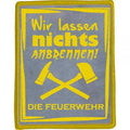 Aufnäher - Feuerwehr - 04848 - Gr. ca.  6,5 x 8,5 cm -  Applikation edles Stick-Emblem