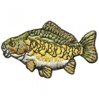 Aufnäher - Fisch - 02102 - Gr. ca. 2 x 5 cm - Patches Stick Applikation