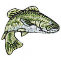Aufnäher - Fisch - 02104 - Gr. ca. 2 x 5 cm Patches Stick Applikation