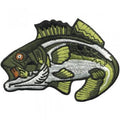 Aufnäher - Fisch - 04536 - Gr. ca. 9,5 x 5 cm Patches Stick Applikation