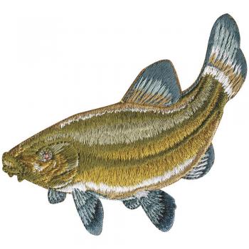 Aufnäher - Fisch Hecht Aal Hering - 04564 - Gr. ca. 8-11cm