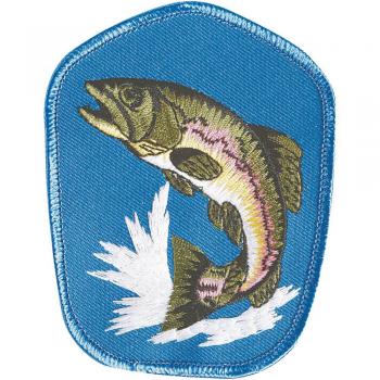 Aufnäher - Fisch Aal Butt Hecht - 04666 - Gr. ca. 8-11cm